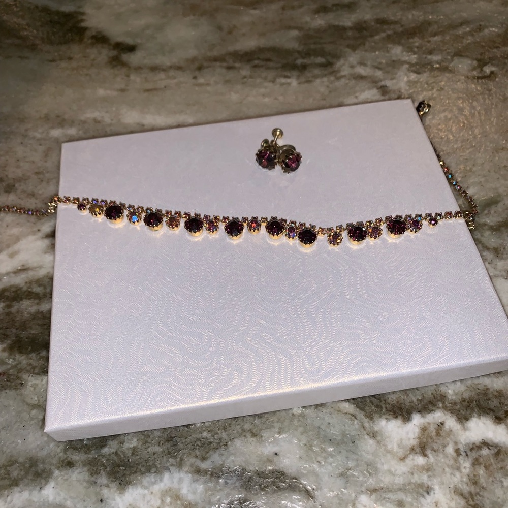 Vintage rhinestone set